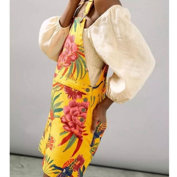 Farm Rio Sabrina Short Overalls - Picture 3 of 9